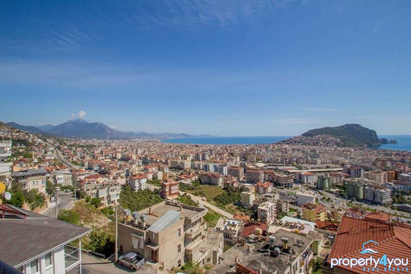 Bester Ausblick in ganz Alanya, gepflegte Wohnung in Alanya Tepe Bester Ausblick in ganz Alanya, gepflegte Wohnung in Alanya Tepe
