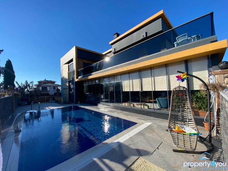 Stilvolle exklusive Bauunternehmer Villa in Side Sorgun Antalya zu verkaufen