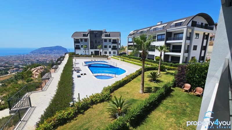 Wohnung in Alanya Bektas mit schönen Aussichten über den Burgberg und das Meer Wohnung in Alanya Bektas mit schönen Aussichten über den Burgberg und das Meer